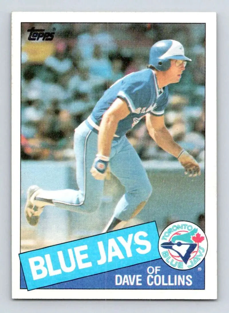 1985 Topps #463 Dave Collins EX Excellent Toronto Blue Jays Baseball Card - Baseball Card Single