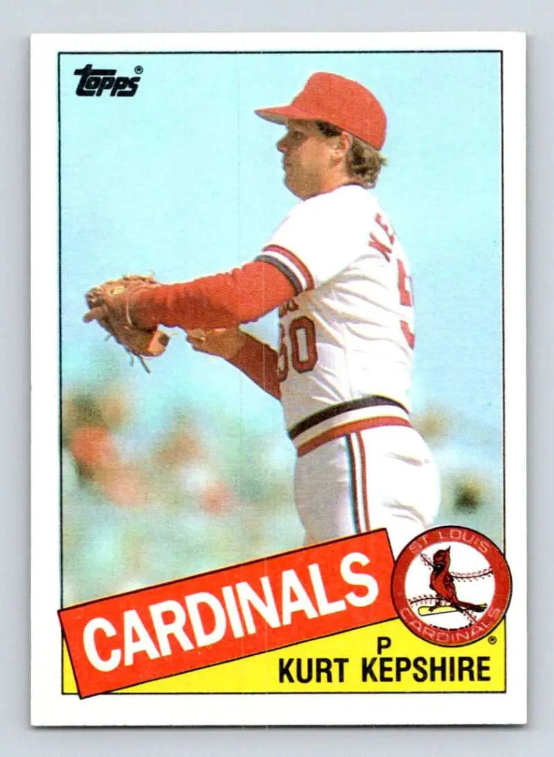 1985 Topps #474 Kurt Kepshire EX Excellent RC Rookie St. Louis Cardinals Baseball Card - Baseball Card Single