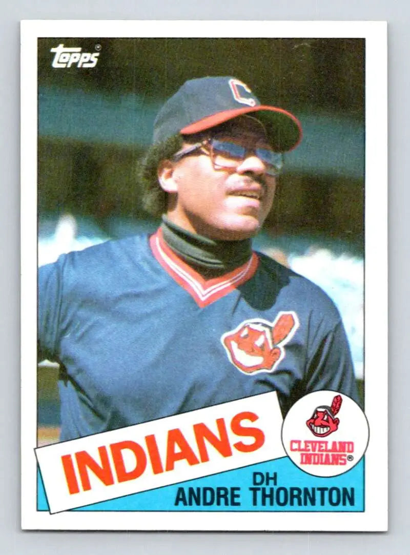 1985 Topps #475 Andre Thornton EX Excellent Cleveland Indians Baseball Card - Baseball Card Single