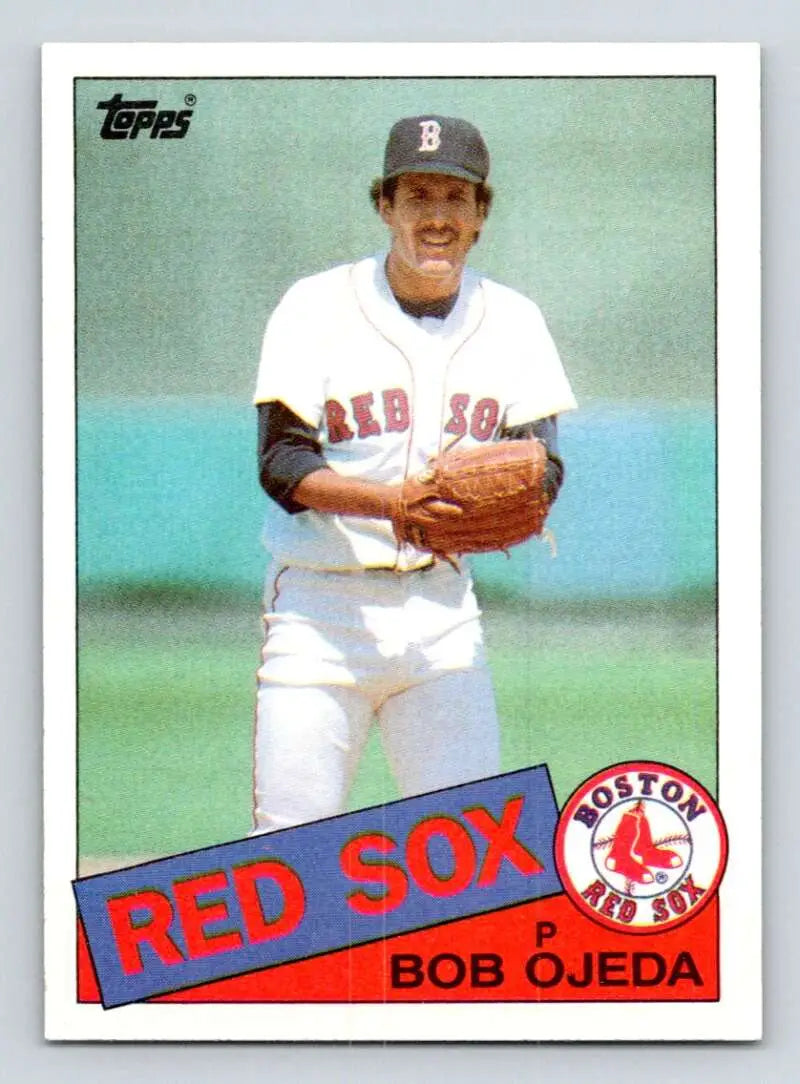 1985 Topps #477 Bob Ojeda EX Excellent Boston Red Sox Baseball Card - Baseball Card Single