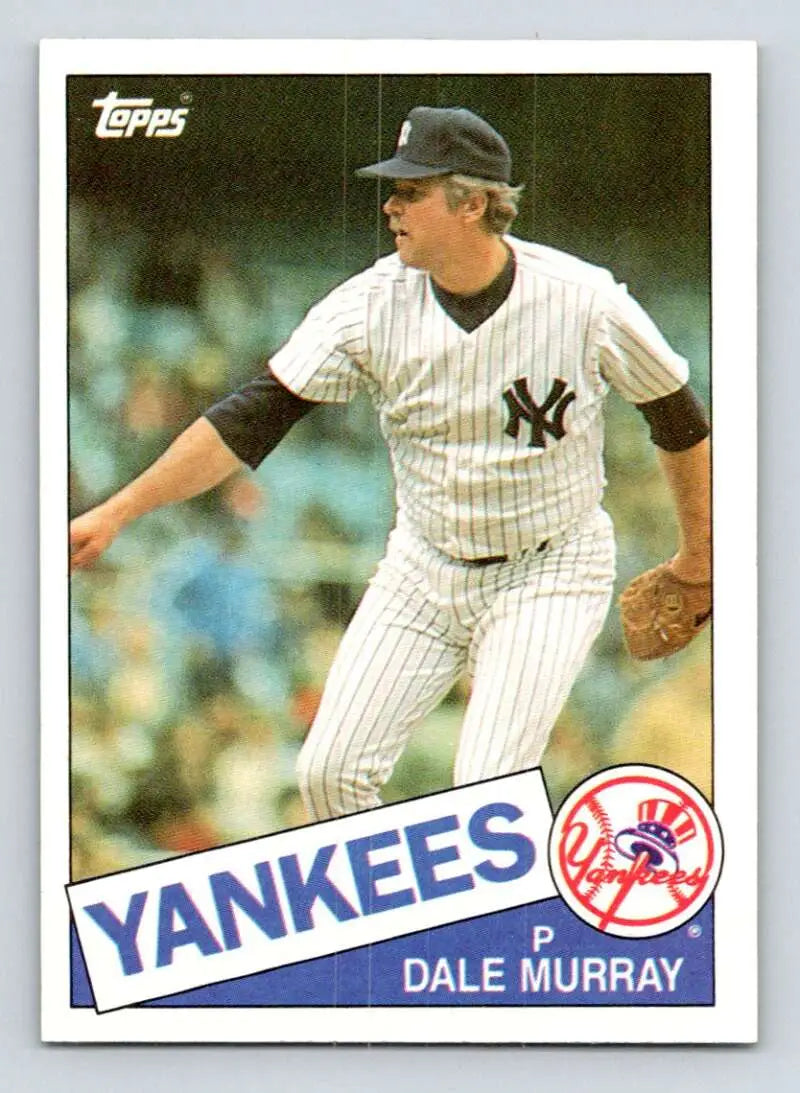 1985 Topps #481 Dale Murray EX Excellent New York Yankees Baseball Card - Baseball Card Single