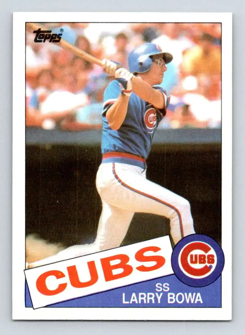 1985 Topps #484 Larry Bowa EX Excellent Chicago Cubs Baseball Card - Baseball Card Single