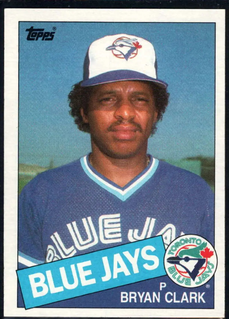 1985 Topps #489 Bryan Clark EX Excellent Toronto Blue Jays Baseball Card - Baseball Card Single