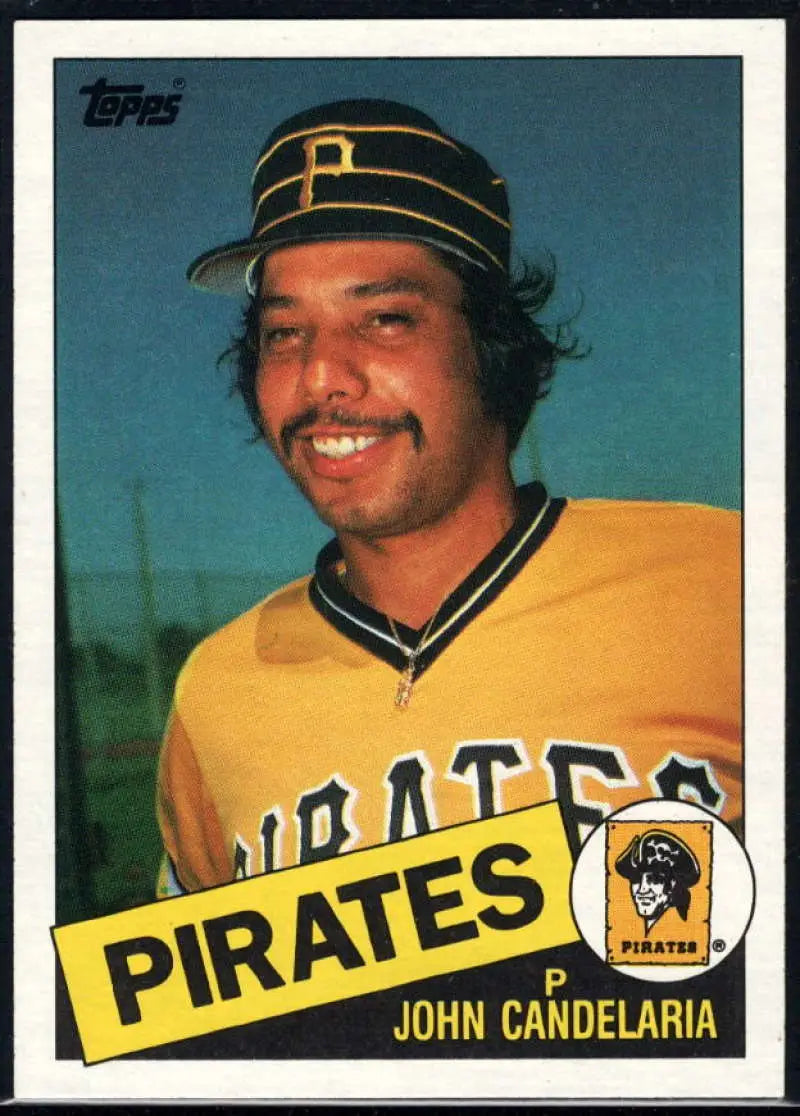 1985 Topps #50 John Candelaria EX Excellent Pittsburgh Pirates Baseball Card - Baseball Card Single