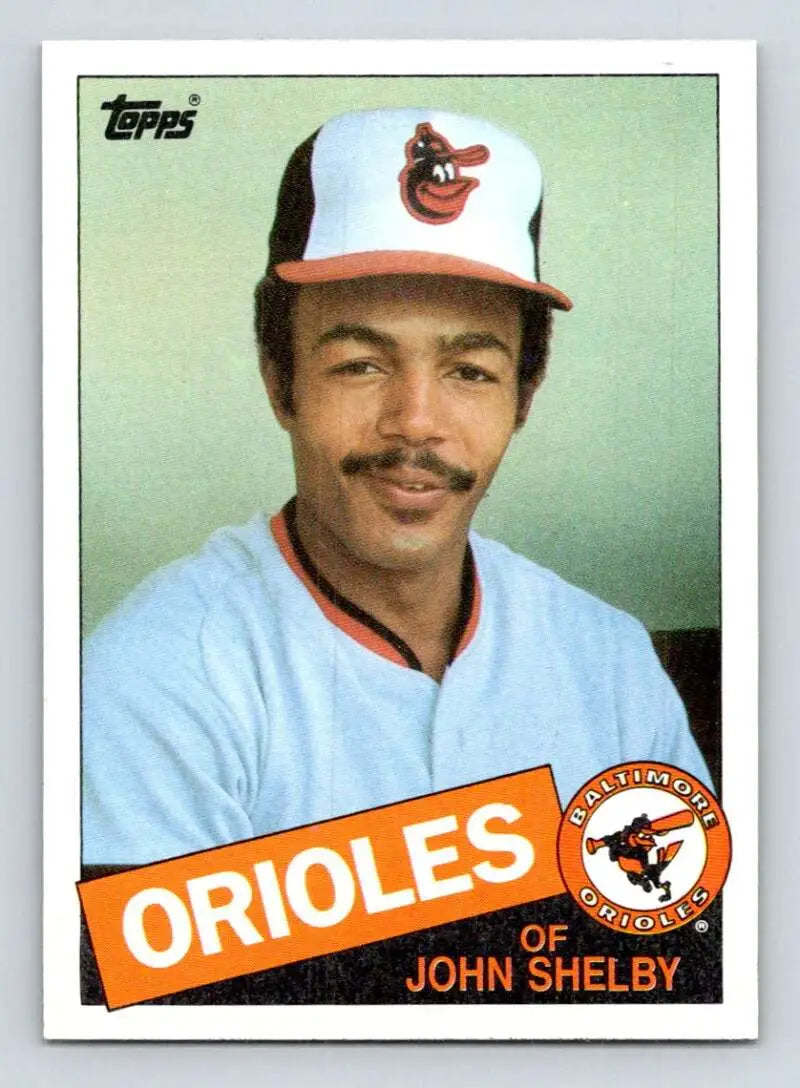 1985 Topps #508 John Shelby EX Excellent Baltimore Orioles Baseball Card - Baseball Card Single
