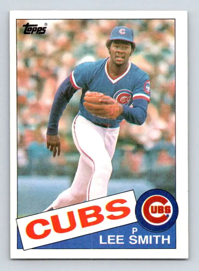 1985 Topps #511 Lee Smith EX Excellent Chicago Cubs Baseball Card - Baseball Card Single