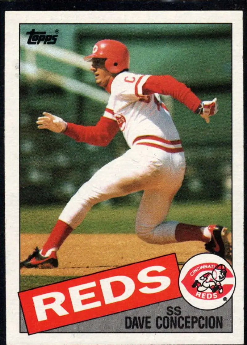 1985 Topps #515 Dave Concepcion EX Excellent Cincinnati Reds Baseball Card - Baseball Card Single