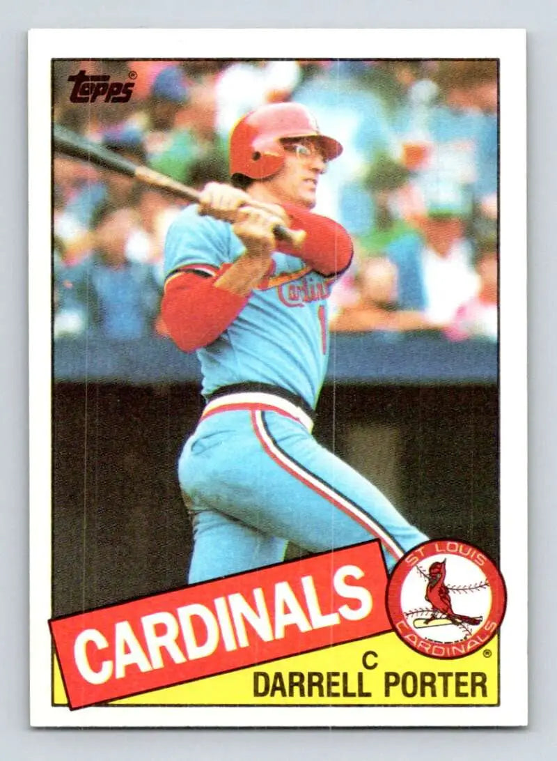 1985 Topps #525 Darrell Porter EX Excellent St. Louis Cardinals Baseball Card - Baseball Card Single