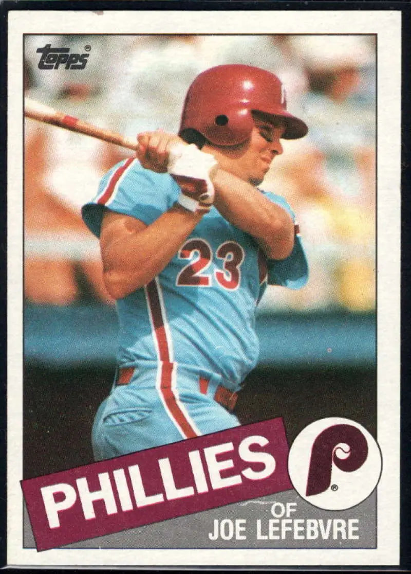 1985 Topps #531 Joe Lefebvre EX Excellent Philadelphia Phillies Baseball Card - Baseball Card Single