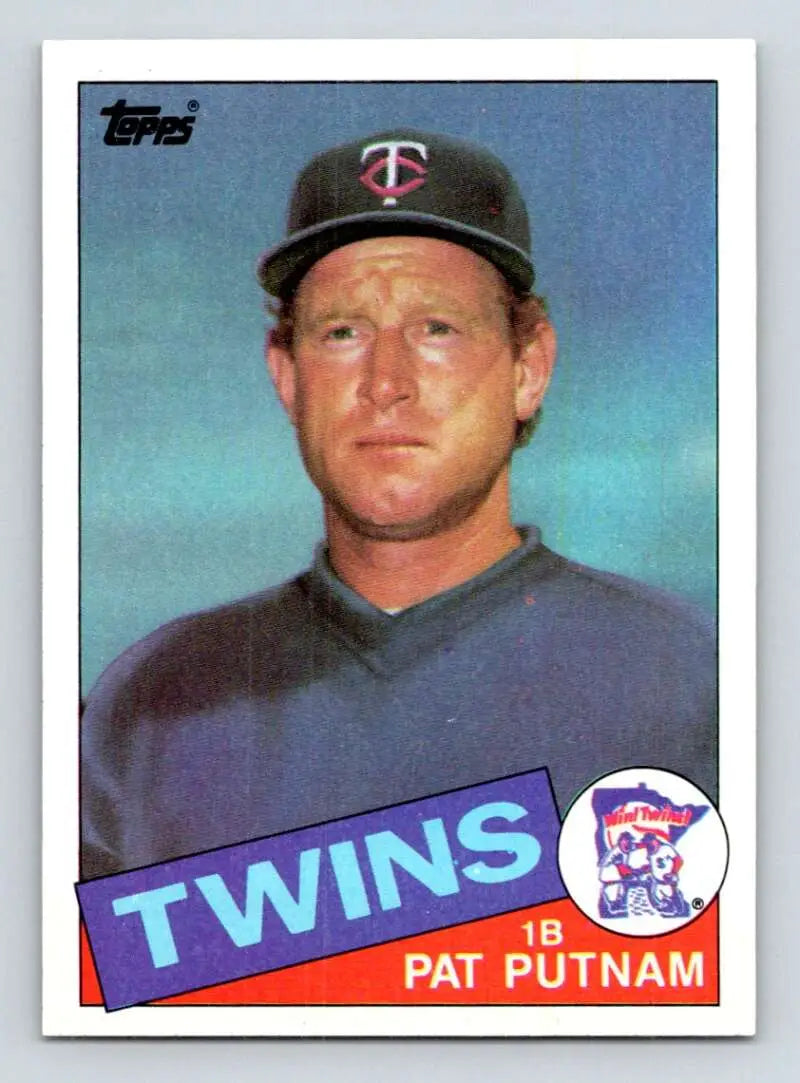 1985 Topps #535 Pat Putnam EX Excellent Minnesota Twins Baseball Card - Baseball Card Single