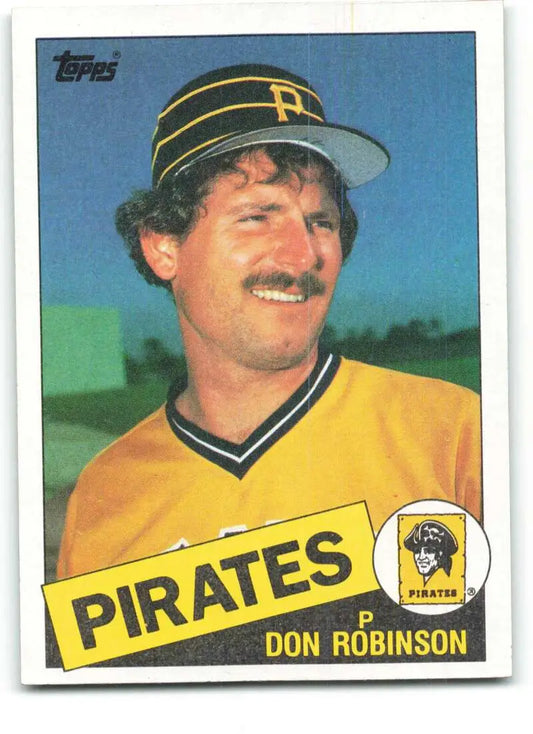 1985 Topps #537 Don Robinson EX Excellent Pittsburgh Pirates Baseball Card - Baseball Card Single