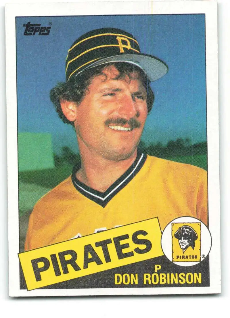 1985 Topps #537 Don Robinson EX Excellent Pittsburgh Pirates Baseball Card - Baseball Card Single