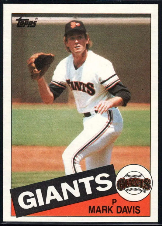 1985 Topps #541 Mark Davis EX Excellent San Francisco Giants Baseball Card - Baseball Card Single