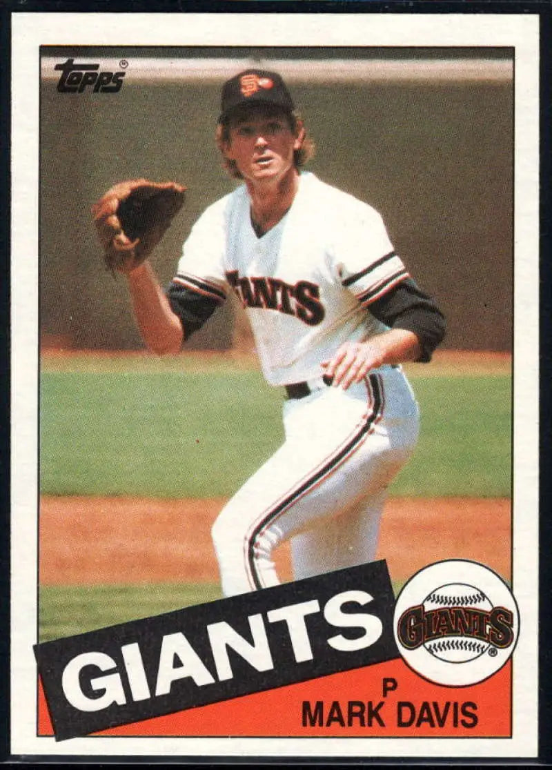 1985 Topps #541 Mark Davis EX Excellent San Francisco Giants Baseball Card - Baseball Card Single