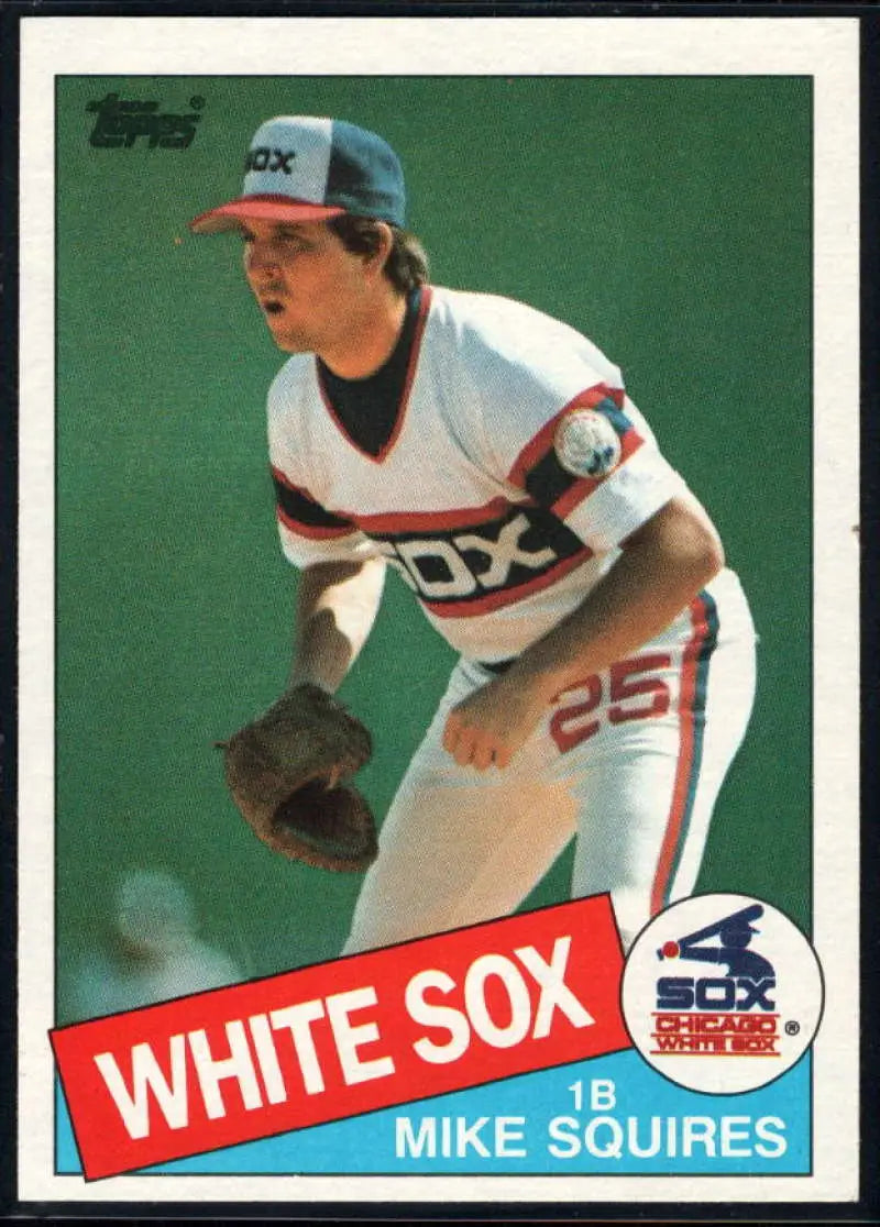 1985 Topps #543 Mike Squires EX Excellent Chicago White Sox Baseball Card - Baseball Card Single