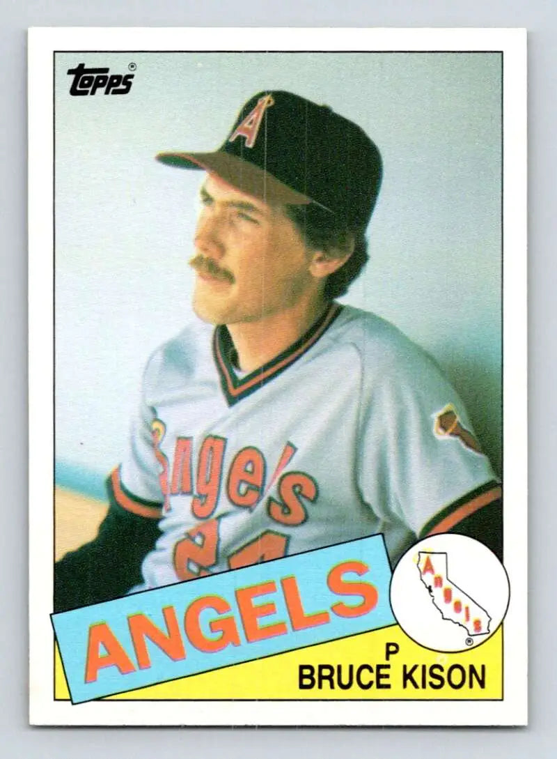 1985 Topps #544 Bruce Kison EX Excellent California Angels Baseball Card - Baseball Card Single
