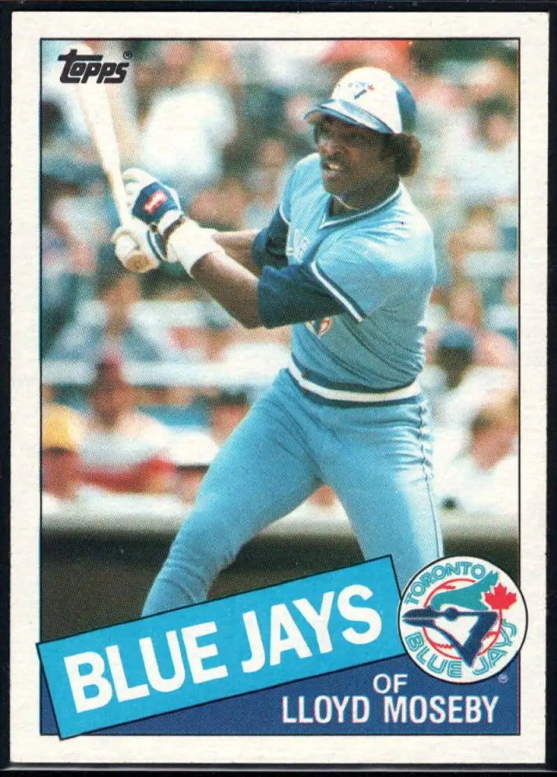 1985 Topps #545 Lloyd Moseby EX Excellent Toronto Blue Jays Baseball Card - Baseball Card Single