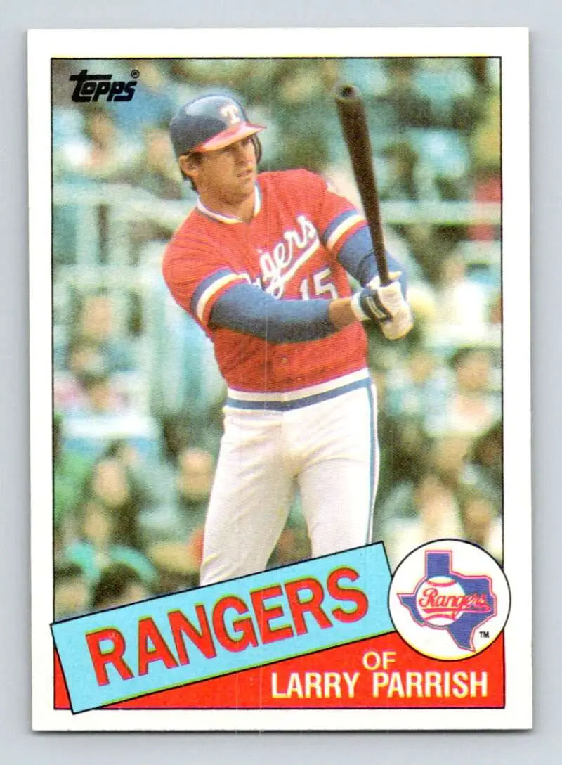1985 Topps #548 Larry Parrish EX Excellent Texas Rangers Baseball Card - Baseball Card Single