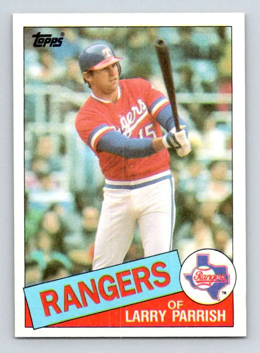 1985 Topps #548 Larry Parrish EX Excellent Texas Rangers Baseball Card - Baseball Card Single