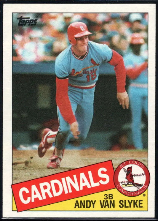 1985 Topps #551 Andy Van Slyke EX Excellent St. Louis Cardinals Baseball Card - Baseball Card Single