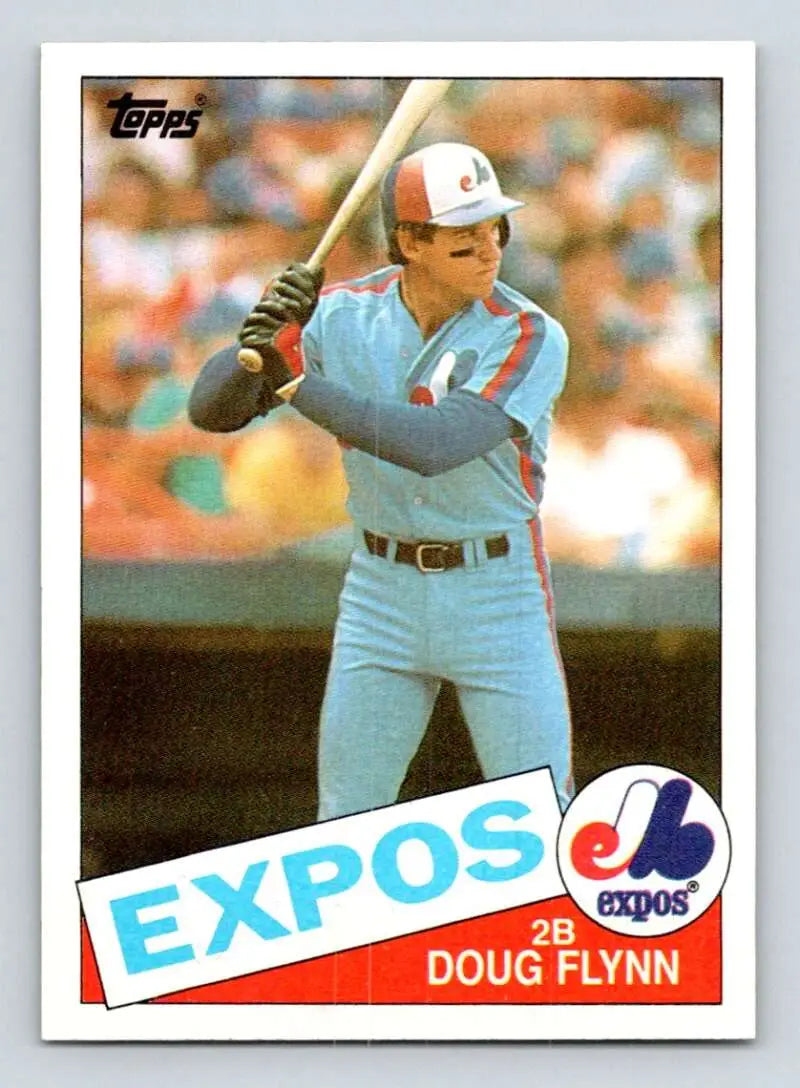 1985 Topps #554 Doug Flynn EX Excellent Montreal Expos Baseball Card - Baseball Card Single