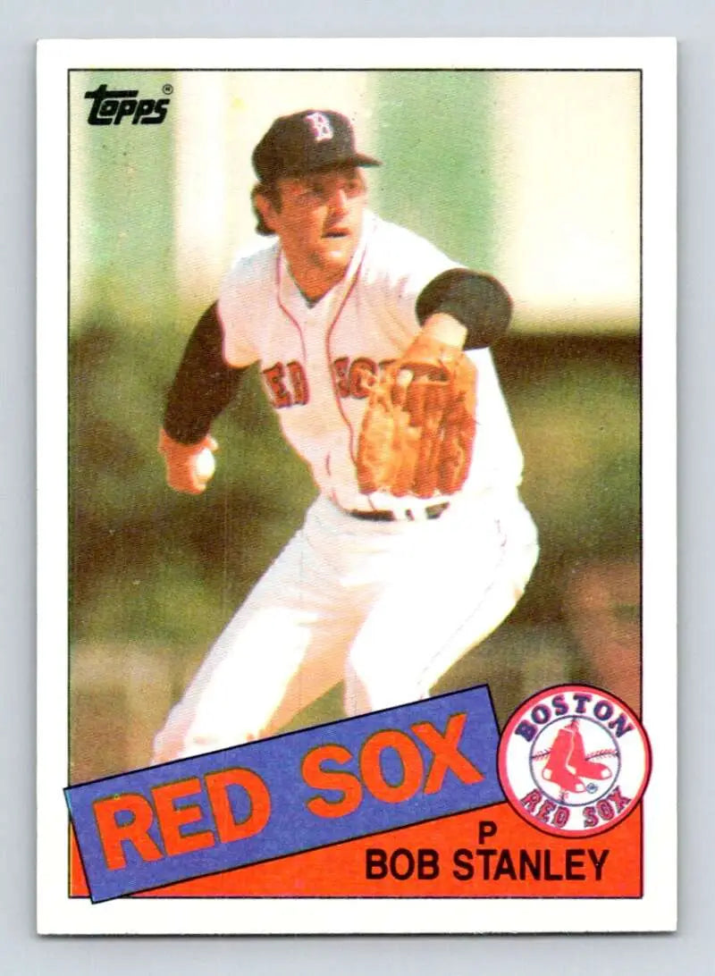 1985 Topps #555 Bob Stanley EX Excellent Boston Red Sox Baseball Card - Baseball Card Single