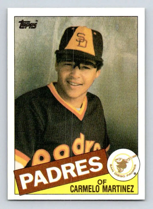 1985 Topps #558 Carmelo Martinez EX Excellent San Diego Padres Baseball Card - Baseball Card Single