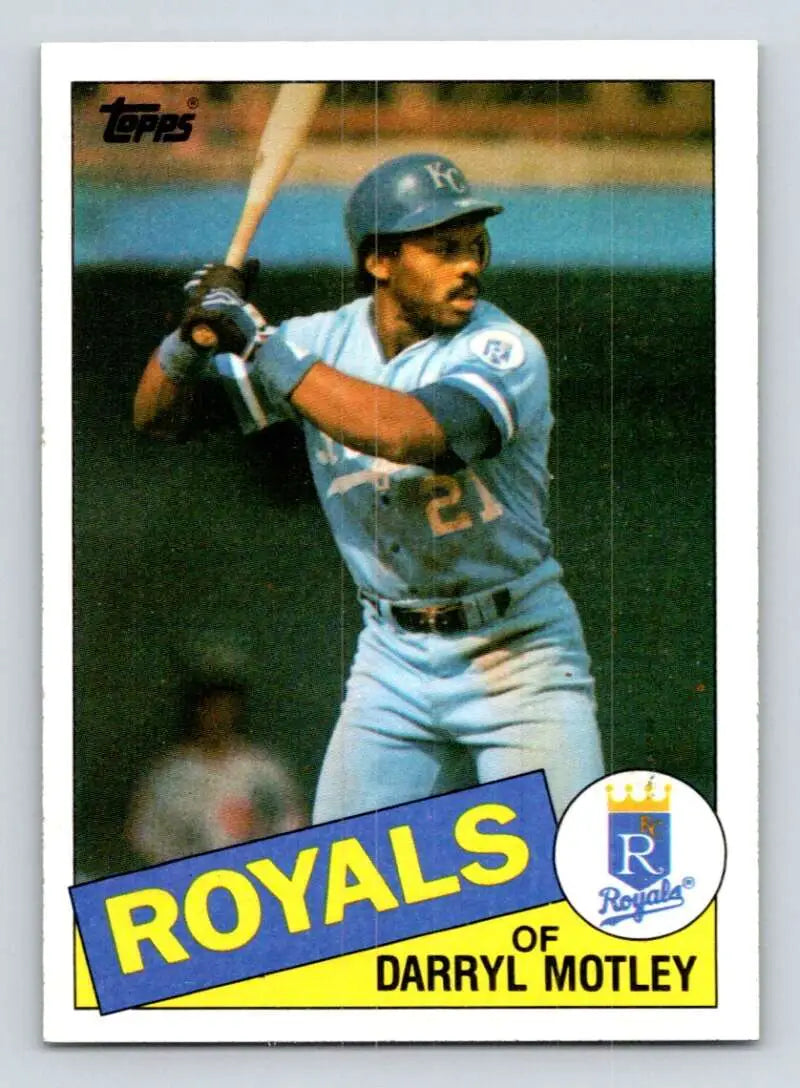 1985 Topps #561 Darryl Motley EX Excellent Kansas City Royals Baseball Card - Baseball Card Single