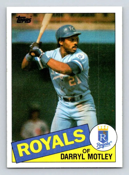 1985 Topps #561 Darryl Motley EX Excellent Kansas City Royals Baseball Card - Baseball Card Single