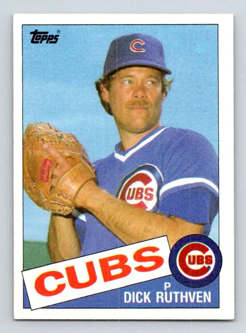 1985 Topps #563 Dick Ruthven EX Excellent Chicago Cubs Baseball Card - Baseball Card Single