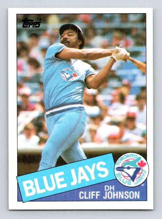 1985 Topps #568 Cliff Johnson EX Excellent Toronto Blue Jays Baseball Card - Baseball Card Single