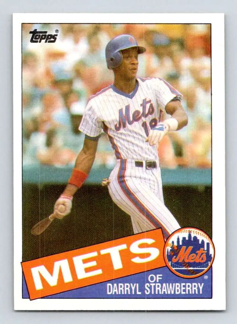 1985 Topps #570 Darryl Strawberry EX Excellent New York Mets Baseball Card - Baseball Card Single