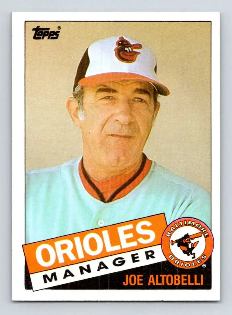 1985 Topps #574 Joe Altobelli EX Excellent Baltimore Orioles Baseball Card - Baseball Card Single