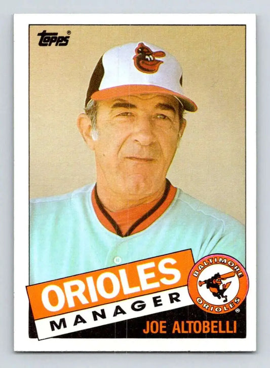 1985 Topps #574 Joe Altobelli EX Excellent Baltimore Orioles Baseball Card - Baseball Card Single
