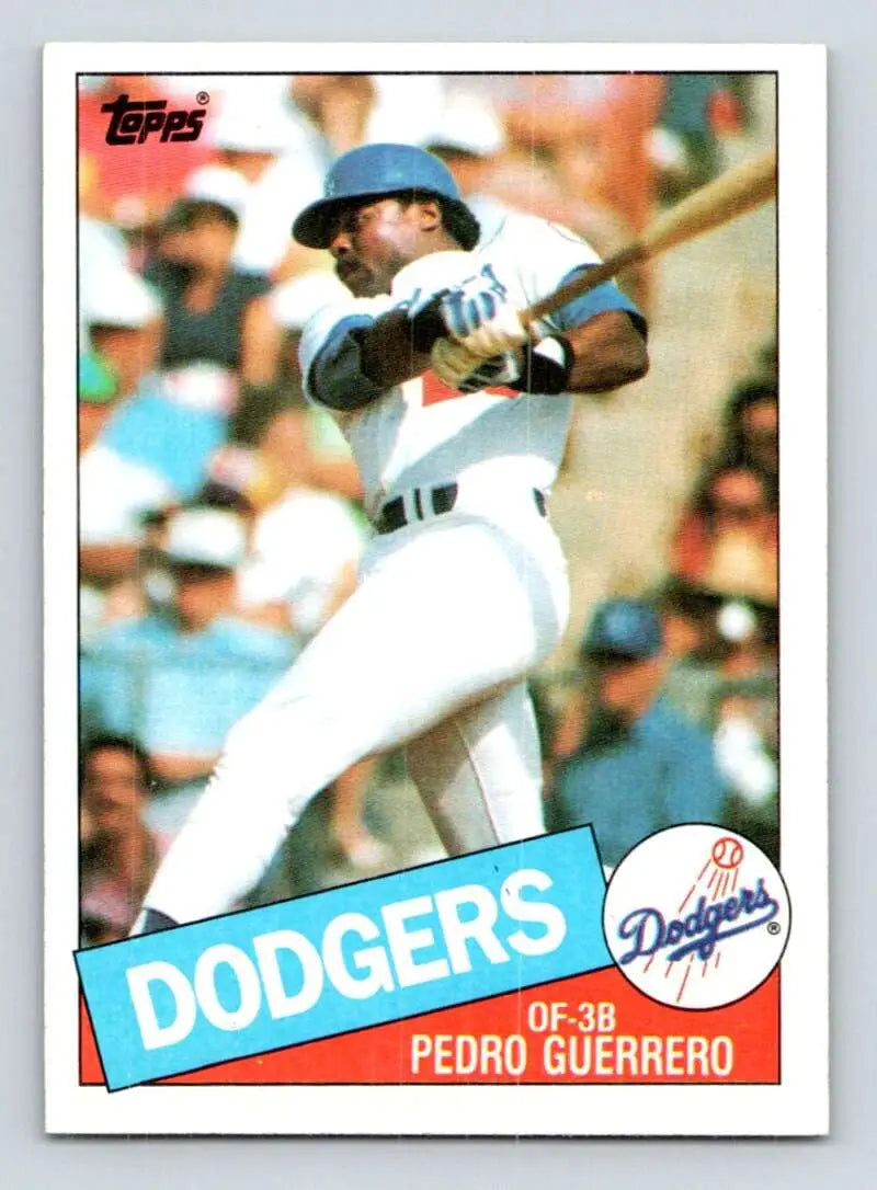 1985 Topps #575 Pedro Guerrero EX Excellent Los Angeles Dodgers Baseball Card - Baseball Card Single
