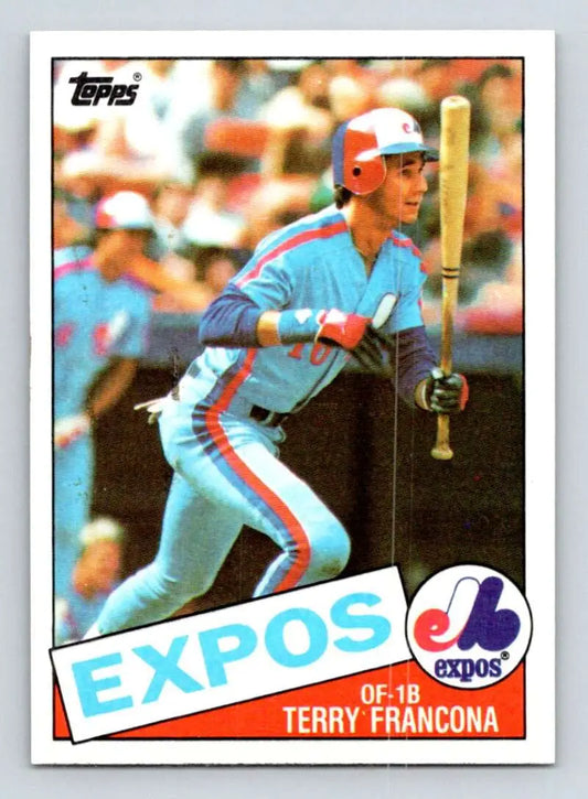 1985 Topps #578 Terry Francona EX Excellent Montreal Expos Baseball Card - Baseball Card Single