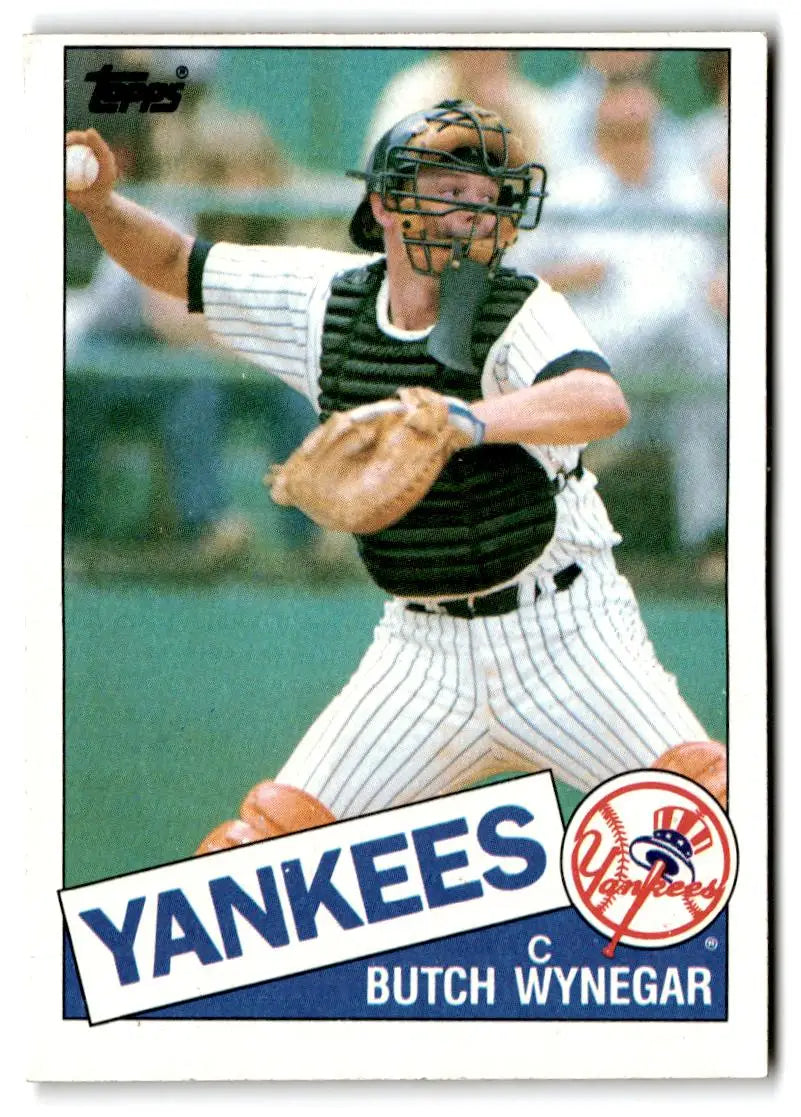 1985 Topps #585 Butch Wynegar - Baseball Card Single
