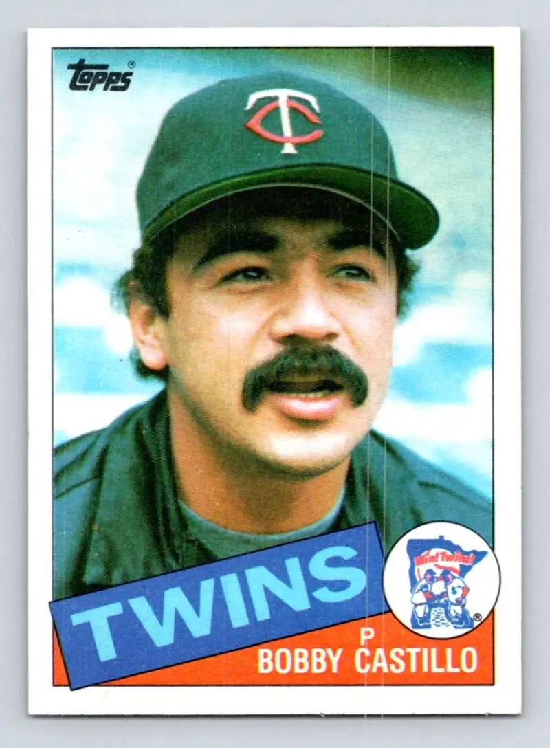 1985 Topps #588 Bobby Castillo EX Excellent Minnesota Twins Baseball Card - Baseball Card Single