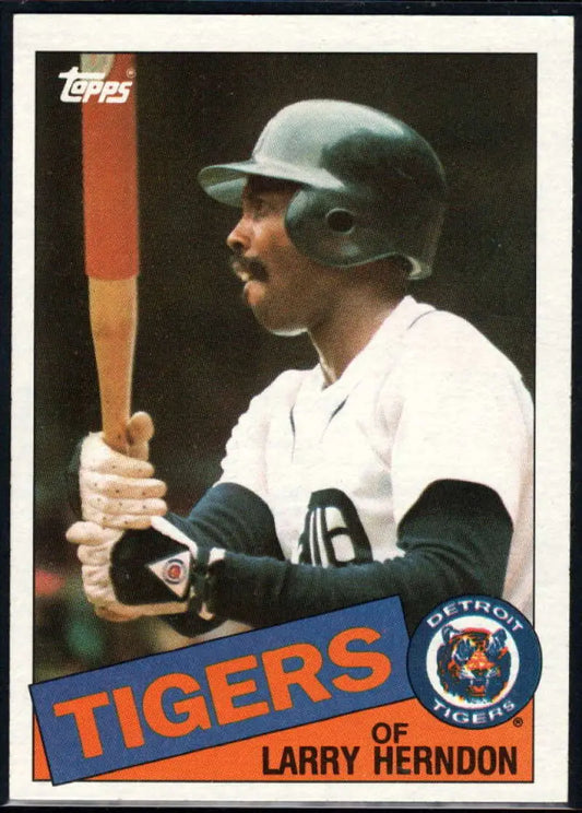 1985 Topps #591 Larry Herndon EX Excellent Detroit Tigers Baseball Card - Baseball Card Single
