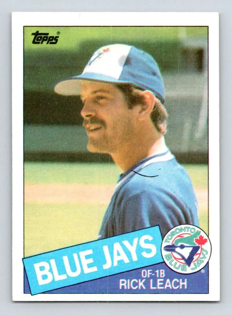 1985 Topps #593 Rick Leach EX Excellent Toronto Blue Jays Baseball Card