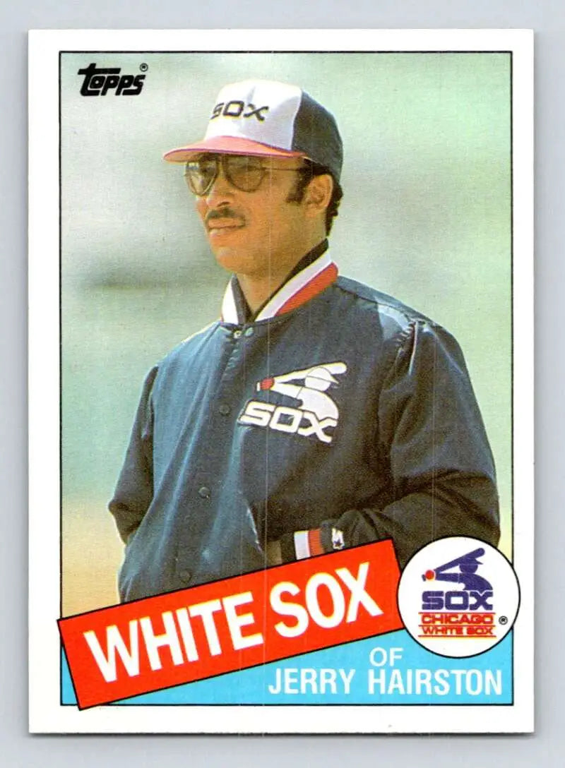 1985 Topps #596 Jerry Hairston EX Excellent Chicago White Sox Baseball Card - Baseball Card Single