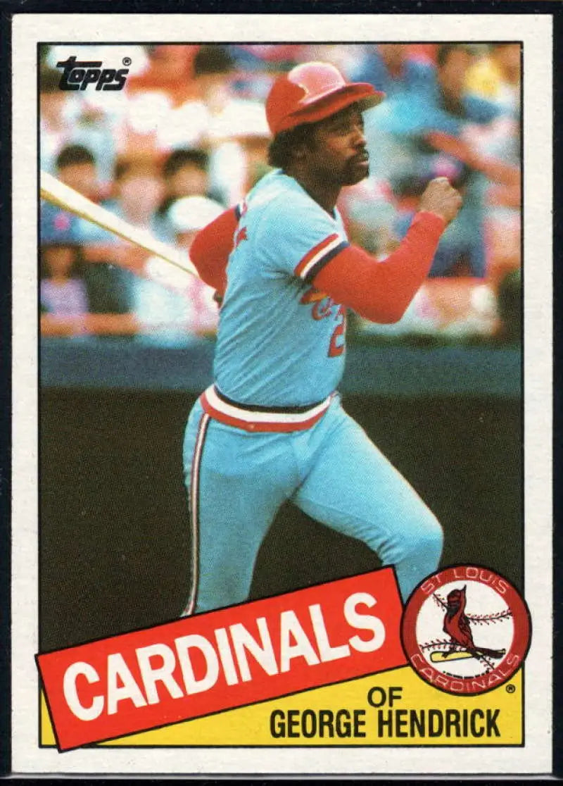 1985 Topps #60 George Hendrick EX Excellent St. Louis Cardinals Baseball Card - Baseball Card Single