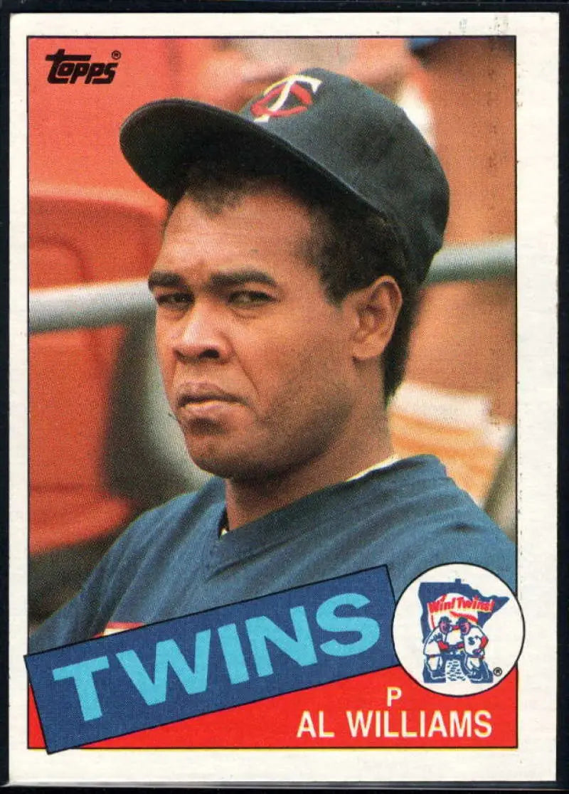1985 Topps #614 Al Williams EX Excellent Minnesota Twins Baseball Card - Baseball Card Single