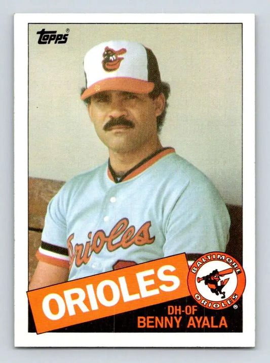 1985 Topps #624 Benny Ayala EX Excellent Baltimore Orioles Baseball Card - Baseball Card Single
