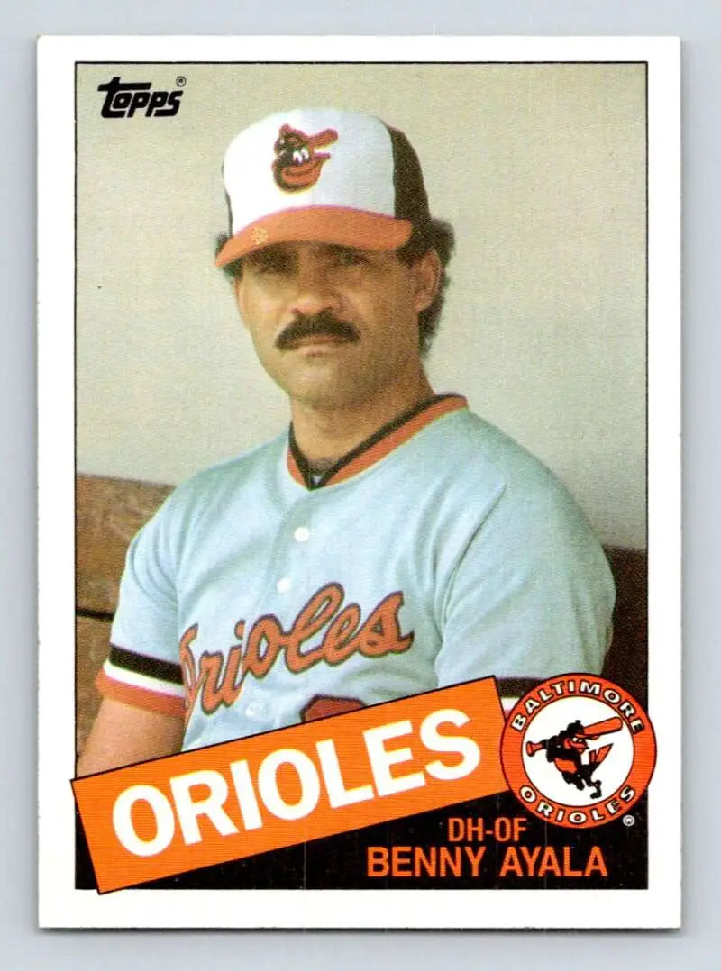 1985 Topps #624 Benny Ayala EX Excellent Baltimore Orioles Baseball Card - Baseball Card Single
