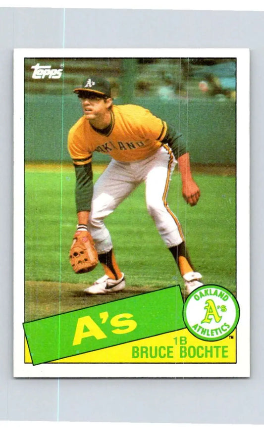 1985 Topps #632 Bruce Bochte EX Excellent Oakland Athletics Baseball Card - Baseball Card Single
