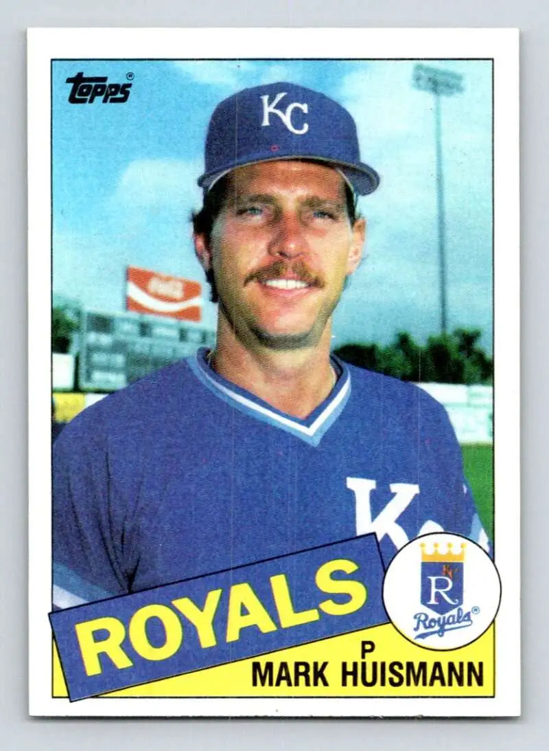 1985 Topps #644 Mark Huismann EX Excellent Kansas City Royals Baseball Card - Baseball Card Single