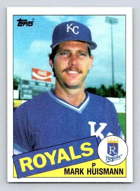 1985 Topps #644 Mark Huismann EX Excellent Kansas City Royals Baseball Card - Baseball Card Single
