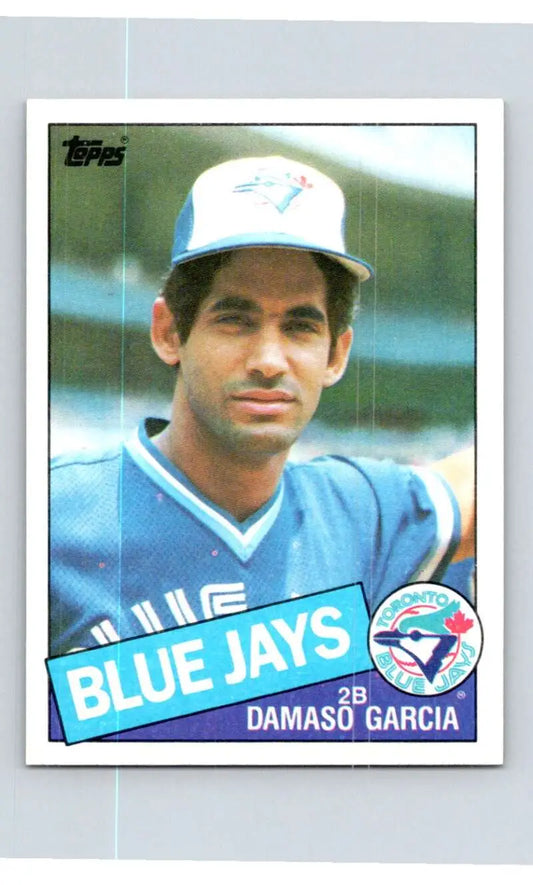 1985 Topps #645 Damaso Garcia EX Excellent Toronto Blue Jays Baseball Card - Baseball Card Single