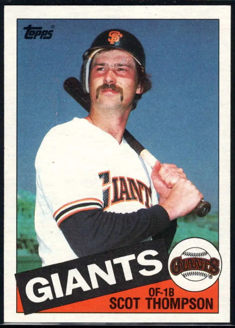 1985 Topps #646 Scot Thompson EX Excellent San Francisco Giants Baseball Card - Baseball Card Single